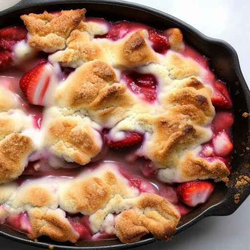 Strawberry Rhubarb Cobbler