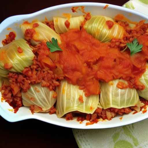 Stuffed cabbage casserole