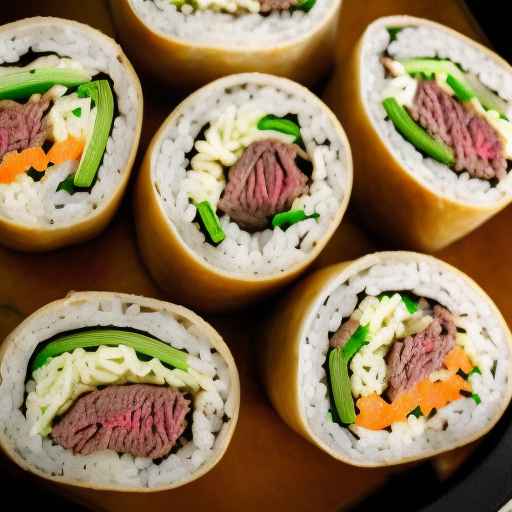 Stuffed Rolls with Beef and Rice