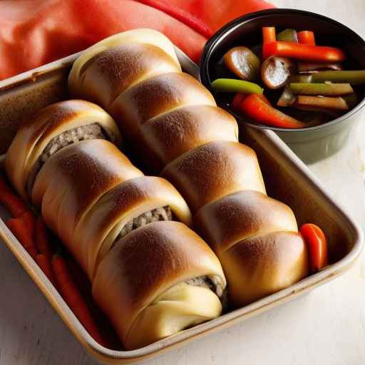 Stuffed Rolls with Beef and Vegetables