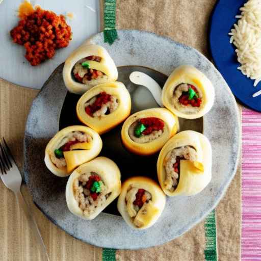 Stuffed Rolls with Ground Beef and Rice