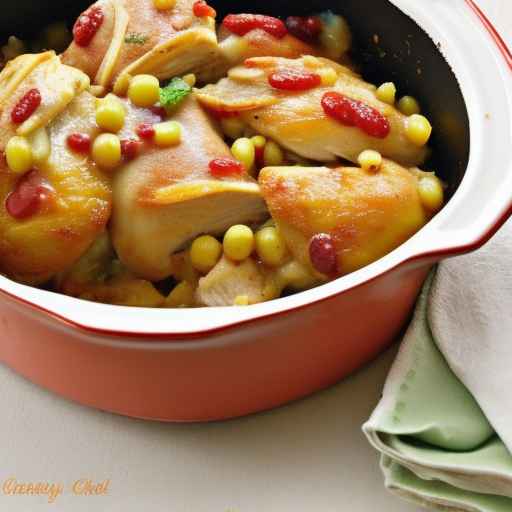 Sweet and savory chicken casserole