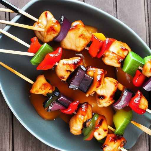 Sweet and Sour Chicken Skewers