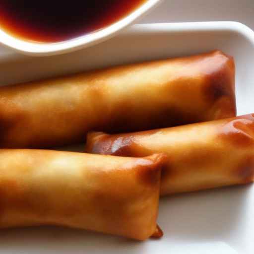 Sweet and Sour Pork Egg Rolls