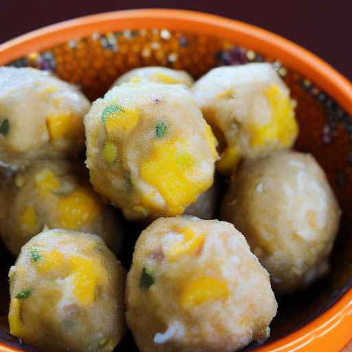 Sweet and Spicy Mango Jalapeno Balls