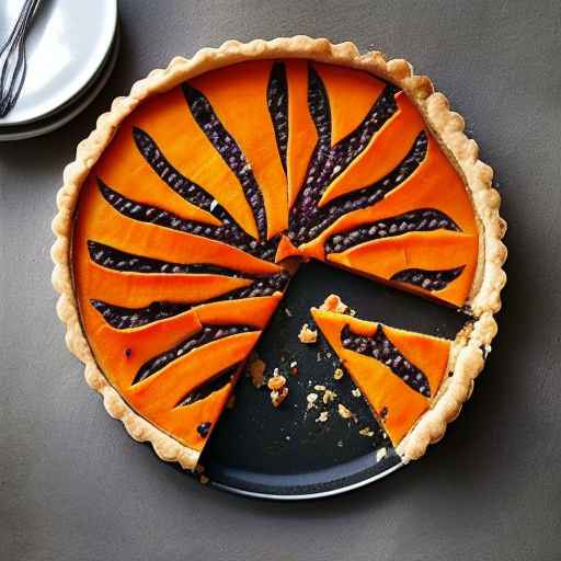 Sweet Potato and Black Bean Tart