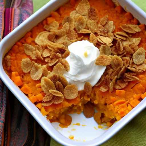 Sweet Potato Casserole with Cornflakes