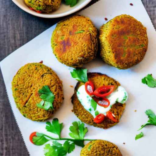 Sweet Potato Falafel with Tzatziki Sauce