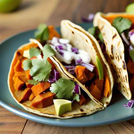 Sweet Potato Tacos with Flavorful Meat