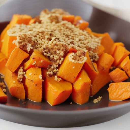 Sweet Potatoes with Crunchy Spice Topping