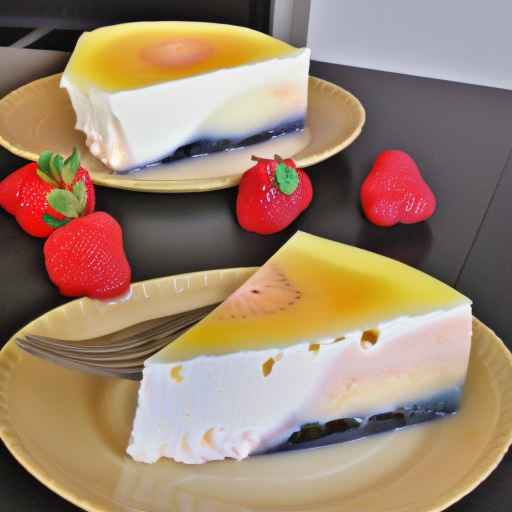 Swirled Cheesecake with Fruit Jelly