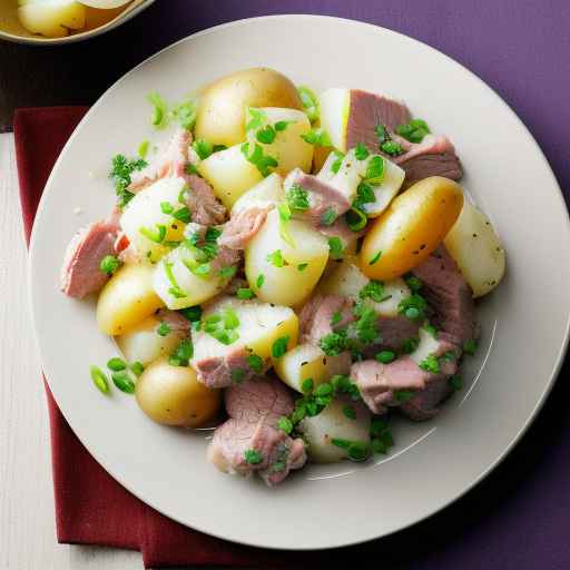 Tangy Meat and Potato Salad