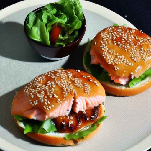 Teriyaki Salmon Burger