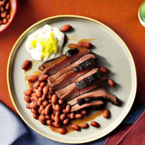 Texan-style Brisket with Pinto Beans