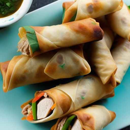 Thai Chicken Egg Rolls