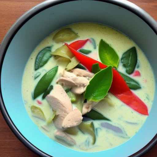 Thai Green Curry Chicken with Coconut Milk