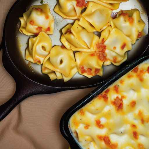 Three-Cheese Tortellini Gratin