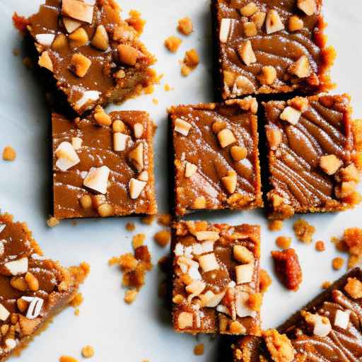 Toffee Blondie Bars