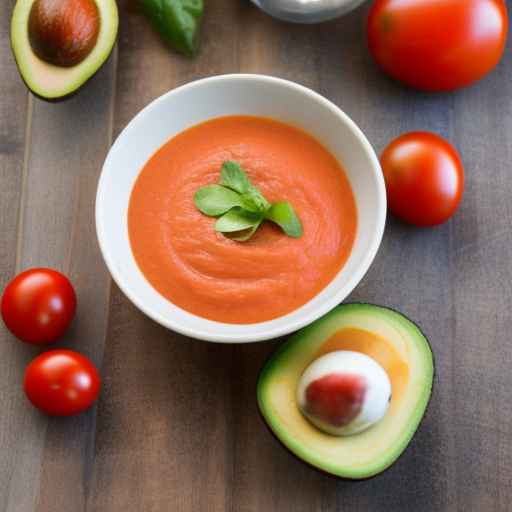 Tomato and Avocado Gazpacho