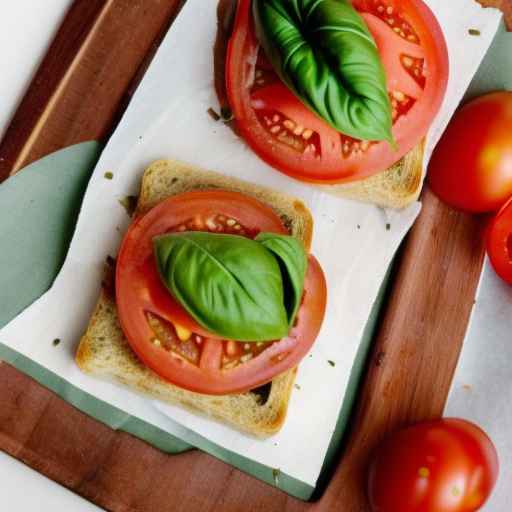 Tomato and Basil Foldover Sandwiches