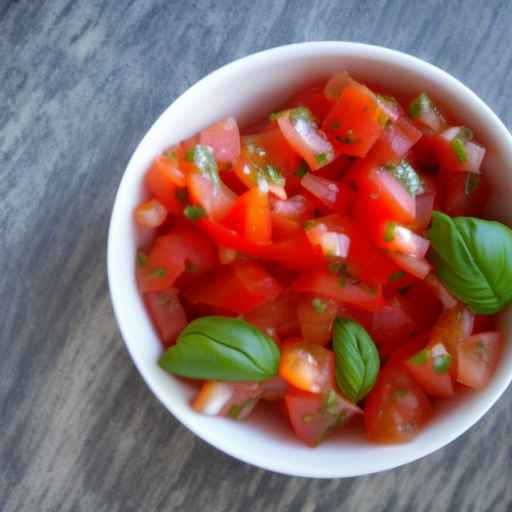 Tomato and Basil Pico de Gallo Preserves