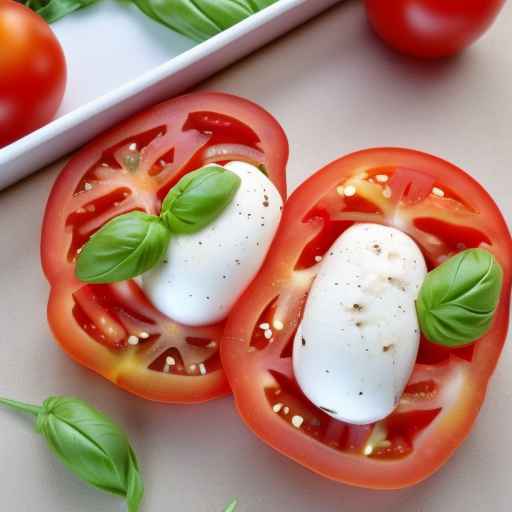 Tomato and Basil Pocket with Fresh Mozzarella