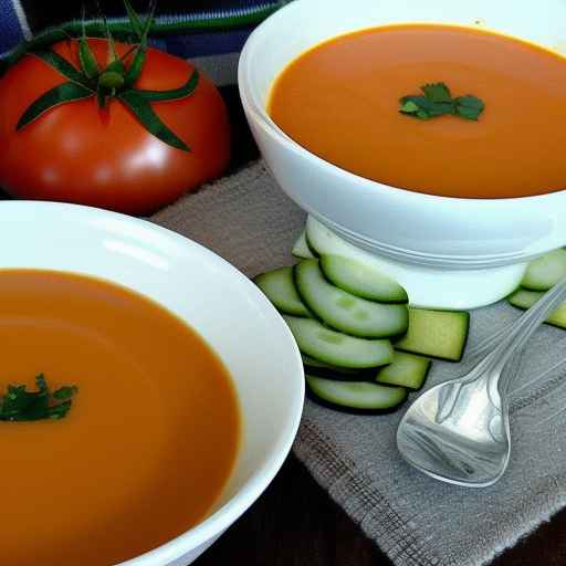 Tomato and cucumber soup