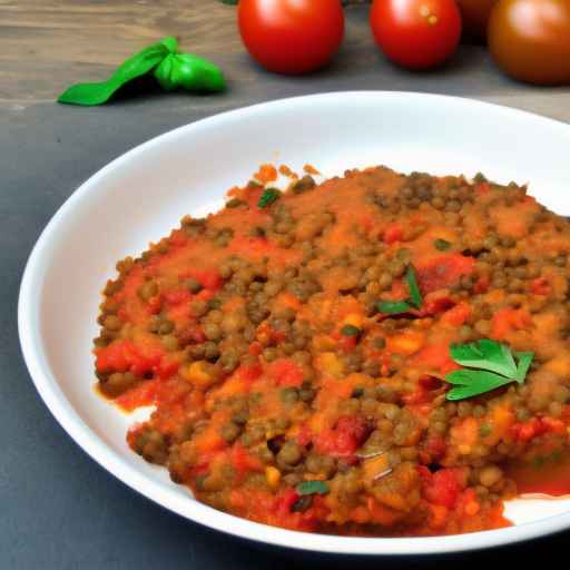 Tomato and Lentil Casserole