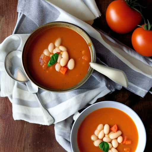 Tomato and white bean soup