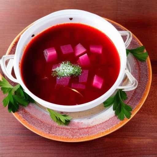 Traditional Borscht Soup