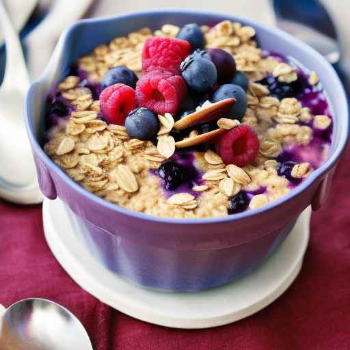 Triple Berry Oatmeal Indulgence