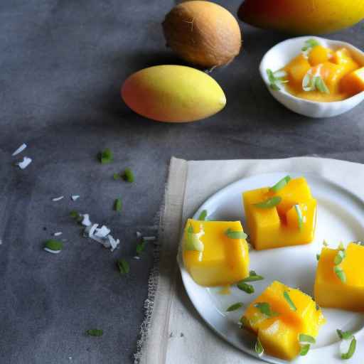 Tropical Coconut Mango Bites