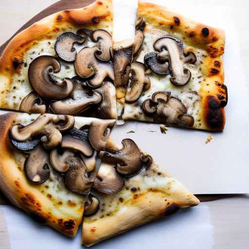 Truffle Oil and Mushroom Pizza