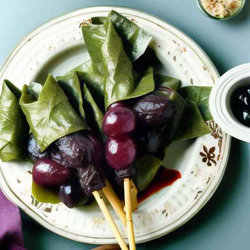 Turkey and Brown Rice Stuffed Grape Leaves