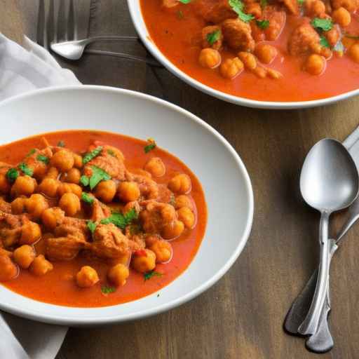 Turkey Goulash with Chickpeas and Tomatoes