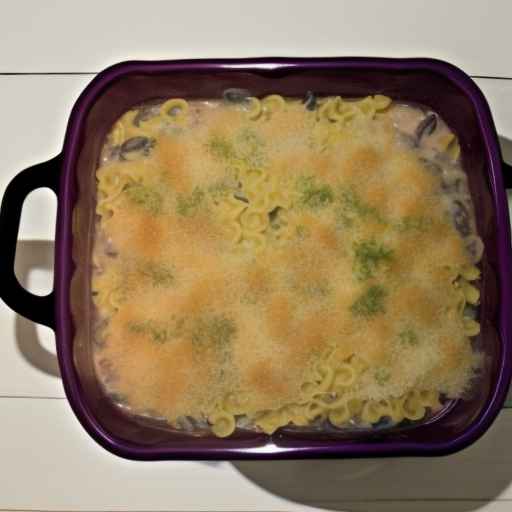 Turkey tetrazzini casserole