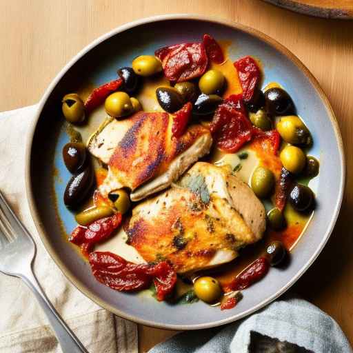 Tuscan Chicken with Sun-Dried Tomatoes and Olives