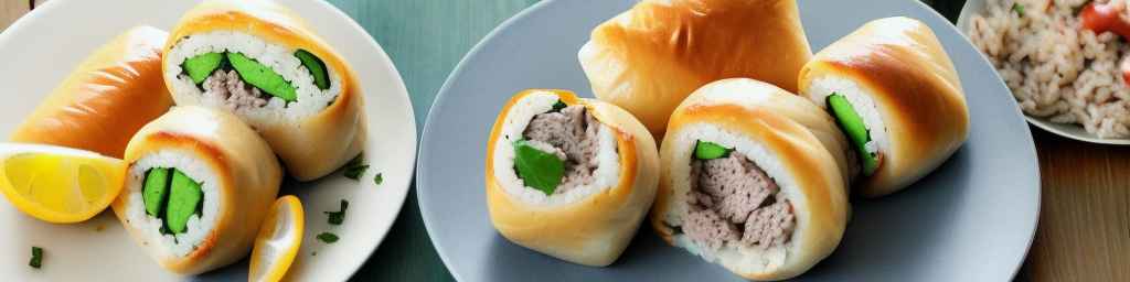 Ukrainian Stuffed Rolls with Pork and Rice