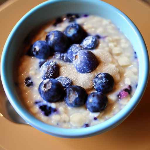 Vanilla and Blueberry Porridge