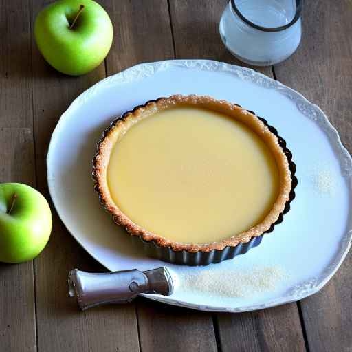 Vanilla Custard Tart with Apples