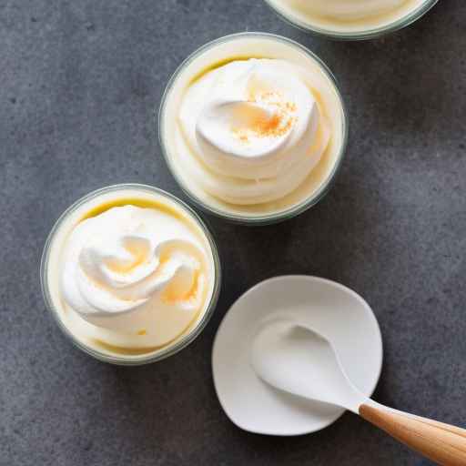 Vanilla Custard with Whipped Cream