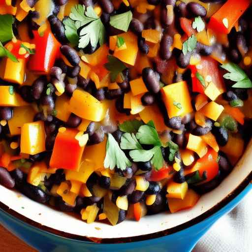 Vegan Black Bean and Vegetable Casserole