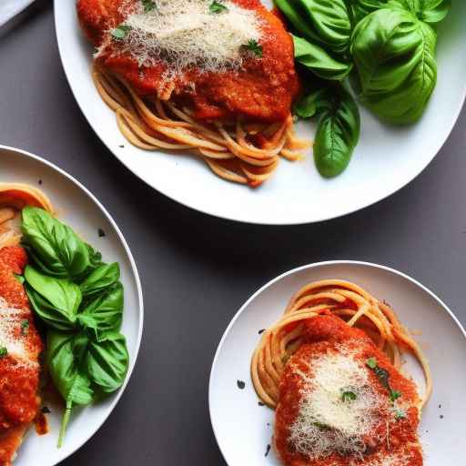 Vegan Chicken Parmesan (using plant-based chicken)