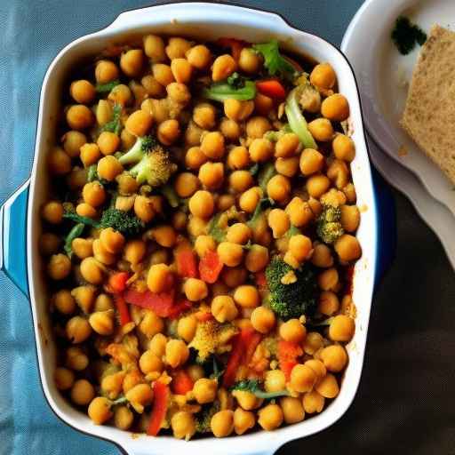 Vegan Chickpea and Vegetable Casserole