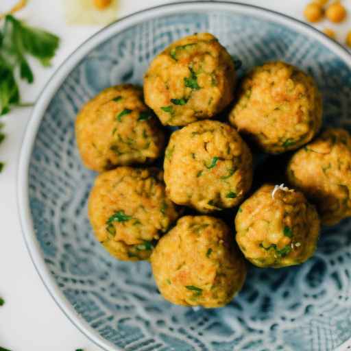 Vegan chickpea balls