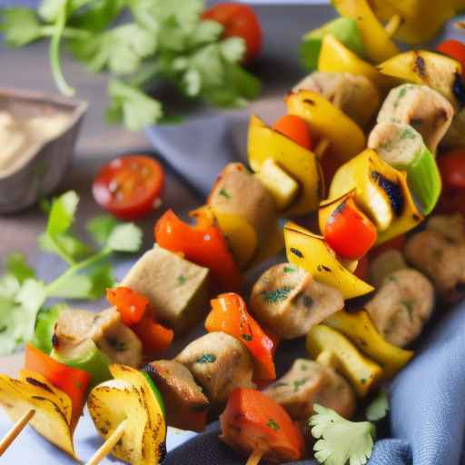 Vegan chickpea kebabs