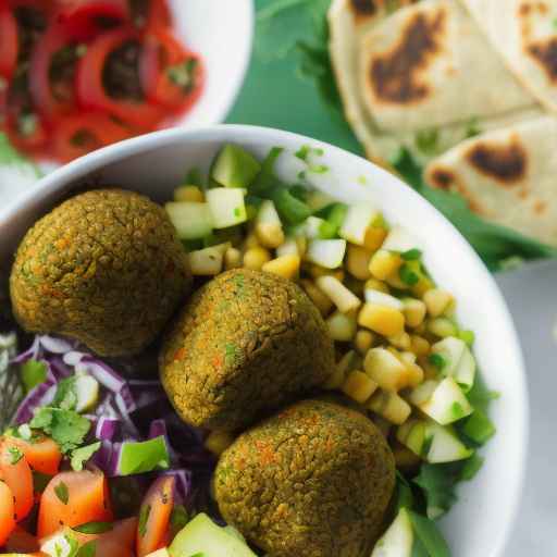 Vegan falafel bowls