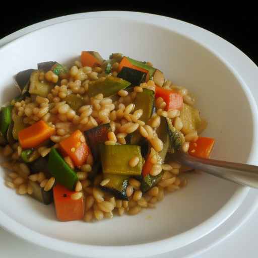 Vegetable and Barley Tevzi with Garam Masala