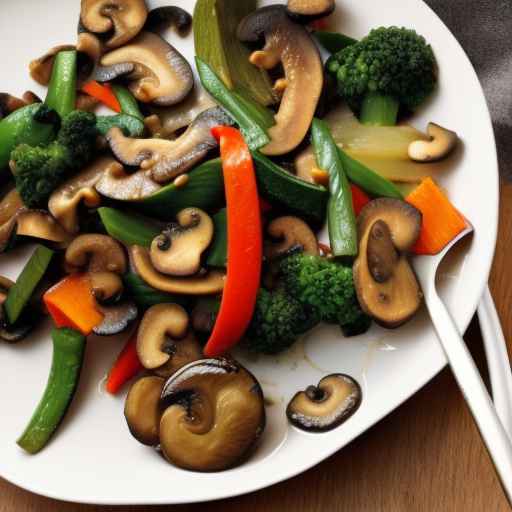 Vegetable and Mushroom Stir-Fry