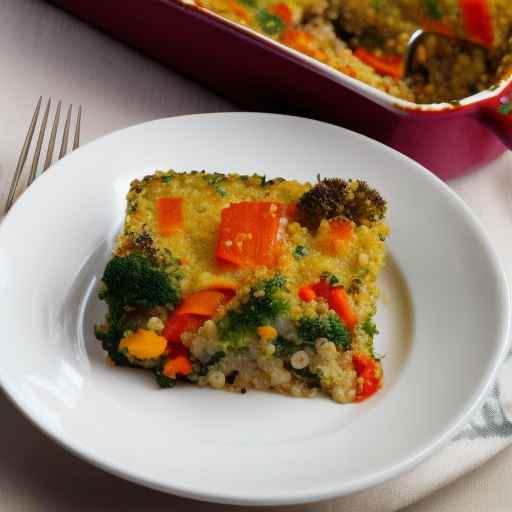 Vegetable quinoa casserole